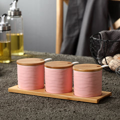 Seasoning Jar Seasoning Bottle Salt Monosodium Glutamate Seasoning Box Set Household - Otaj Gifts