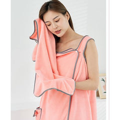 5Pcs Bath Towel Wrap Set Hair Drying Cap Headband Princess Hat Strong Water Absorption Wearable Bath Dress - Otaj Gifts