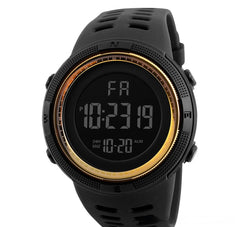 Sports Timing Night Light Domineering Large Dial Electronic Watch - Otaj Gifts