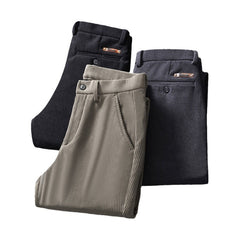Business Loose Straight Corduroy Velvet Padded Casual Pants - Otaj Gifts