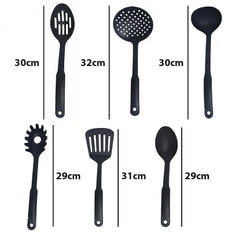 Set Kitchen Utensils Kit Spoon Shell Sculpture Spatula Grippers - Otaj Gifts