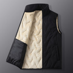 Men's Plus Velvet And Cotton Vest - Otaj Gifts