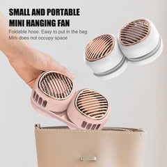 Portable Hanging Neck Fan 5 Speed Wearable Personal Fan Air Cooler Rechargeable - Otaj Gifts