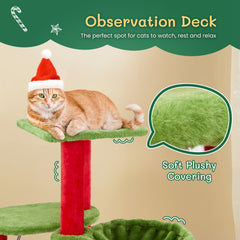 Cat House - Cat Hammock 2 Floor Platform - Cat Climbing Frame - Otaj Gifts