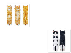 Cat Hand Towels Long Cat Shape Wipe Handkerchiefs Bath Towels For Bathroom Kitchen - Otaj Gifts
