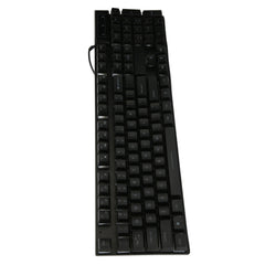 Gaming Keyboard Wired 104 Keys Ergonomic Backlight USB Keyboard for for Home Office Laptop Work GamingBlack - Otaj Gifts