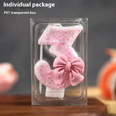 Creative Digital Bow Birthday Candle - Otaj Gifts