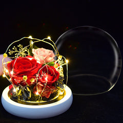 Eternal Flower Rose Glass Cover Gift Box Gift - Otaj Gifts