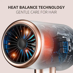 F37 2000W  Gear Professional Hair Dryer Negative Lonic Blow Dryer Hot Cold Wind Air Brush Hairdryer Strong PowerDryer Salon Tool - Otaj Gifts
