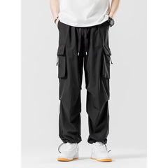 Loose Straight Cargo Pants Wide-leg Pants Men - Otaj Gifts