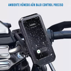 Motorcycle Phone Holder Waterproof Sensitive TPU Touch Screen 360° Rotation Bike Navigation Mount - Otaj Gifts