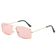 Retro square double beam glasses - Otaj Gifts