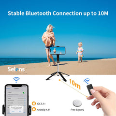 Selfie Stick Bluetooth Remote Phone Holder Tripod Stand For  Universal - Otaj Gifts