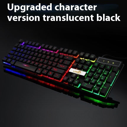 Industry gaming keyboard glowing usb cable gaming keyboard - Otaj Gifts