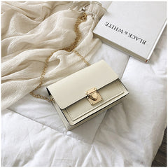 Ladies Fashion Simple Chain Small Square Bag - Otaj Gifts