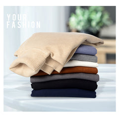 Men's Turtleneck Sweater Autumn And Winter - Otaj Gifts
