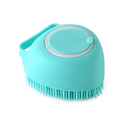 Silicone Dog Bath Massage Gloves Brush Pet Cat Bathroom Cleaning Tool Comb Brush For Dog Can Pour Shampoo Dog Grooming Supplies - Otaj Gifts