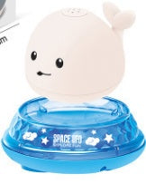 Baby Cute Cartoon Whale Floating Spraying Water Bath Toys With Light Music LED Light Baby Toys - Otaj Gifts