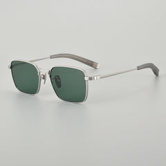 Pure Titanium Square Frame Double Beam Fashion Myopia Glasses For Men - Otaj Gifts
