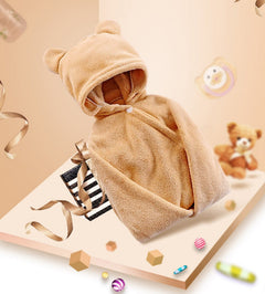 Cotton baby care hooded bath towel - Otaj Gifts
