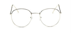 Woman Men Glasses Retro Round Glasses Frame - Otaj Gifts