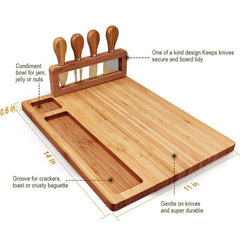Cheese Board Western Tableware Knife And Fork Drawer Pizza Chopping Board Multifunctional - Otaj Gifts