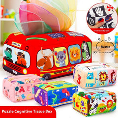 Children's Drawstring Paper Towel Box Toy Baby Fabric Drawstring - Otaj Gifts