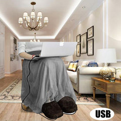 Warmer Heated-Slipper Electric-Feet Portable Winter Soft Home Usb-Pad Cold-Relief-Gift - Otaj Gifts