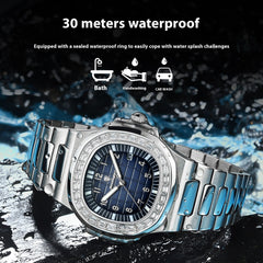 Men's Watch Luxury Waterproof Luminous Quartz Wrist Watch - Otaj Gifts