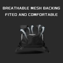 Outdoor Cycling, Sports, Fitness, Running Vest, Chest Bag, Adjustable Reflective Mesh Pocket, Breathable Chest Bag, Suitable For Running, Cycling, Outdoor Mountaineering, Traveling - Otaj Gifts