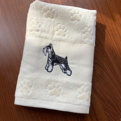 Dog Embroidery Water Absorbing Wash Towel - Otaj Gifts