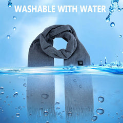 Smart Electric Heated Scarf Winter Neck Warmer Shawl USB Man Woman Designer HS - Otaj Gifts