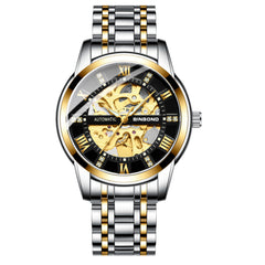Men's Automatic Mechanical Watch Luminous Simple Fashion Trend - Otaj Gifts