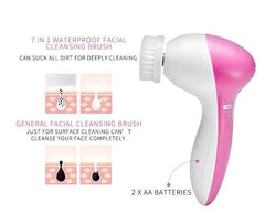 5 In 1 Facial Massager Cleaning Portable Exfoliating Skin - Otaj Gifts