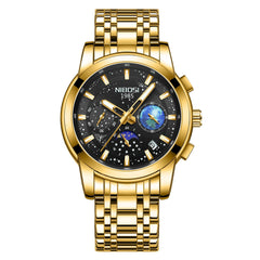 Steel Belt Men's Business Quartz Watch - Otaj Gifts