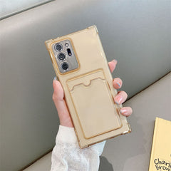 Anti-falling Four-corner Transparent Card Bag Cell Phone Case - Otaj Gifts