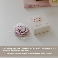 Flower Fragrance Hand Gift Aromatherapy Candle - Otaj Gifts