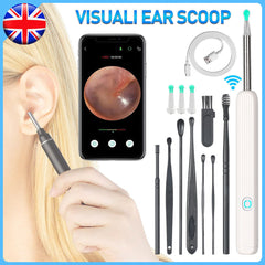Wireless Ear Wax Remover Camera HD Ear Endoscope Spoon Pick Cleaning Tools Kit - Otaj Gifts