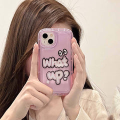 Purple Graffiti English Phone Case - Otaj Gifts