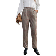 Houndstooth Feet Ladies Suit Pant - Otaj Gifts