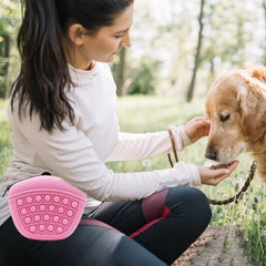 Bag Silicone Feed Dogs Treat Pouch Pet Training Bag Bundle Pocket Waist Pack Pet Portable Dog Training Waist Bag Treat Snack Bait Dogs Soft Washable Outdoor Feed Storage Pouch Food Reward Silica Bags - Otaj Gifts