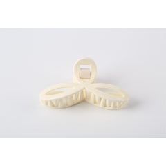 Fashionable Korean Hair Accessories Simple Cross Design Big Grip Hair Clip Solid Color Plastic Hair Clip - Otaj Gifts