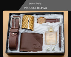 Men's Eight-piece Set Gift Business Festival Practical Gift Suit - Otaj Gifts