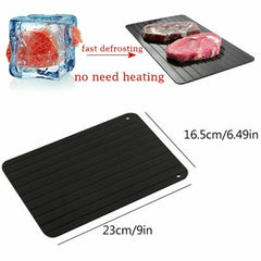 Fast Defrost Tray Fast Thaw Frozen Food Meat Fruit Quick Defrosting Plate Board Defrost Tray Thaw Master Kitchen Gadgets - Otaj Gifts
