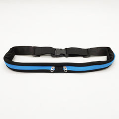 Sports Waist Bag With Double Pocket Slim Zip Running Phone Belt Bags - Otaj Gifts