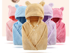 Cotton baby care hooded bath towel - Otaj Gifts