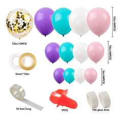 Birthday Party Balloons Set for Christmas Supplies Photography Background Wall Decoration - Otaj Gifts