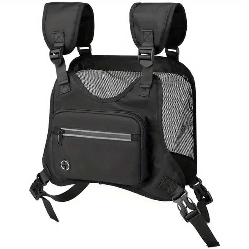 Outdoor Cycling, Sports, Fitness, Running Vest, Chest Bag, Adjustable Reflective Mesh Pocket, Breathable Chest Bag, Suitable For Running, Cycling, Outdoor Mountaineering, Traveling - Otaj Gifts