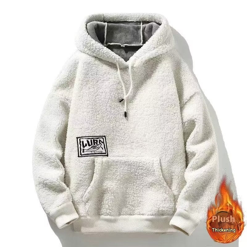 Thick Autumn And Winter Cashmere Hoodie Men - Otaj Gifts