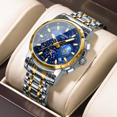 Steel Belt Men's Business Quartz Watch - Otaj Gifts